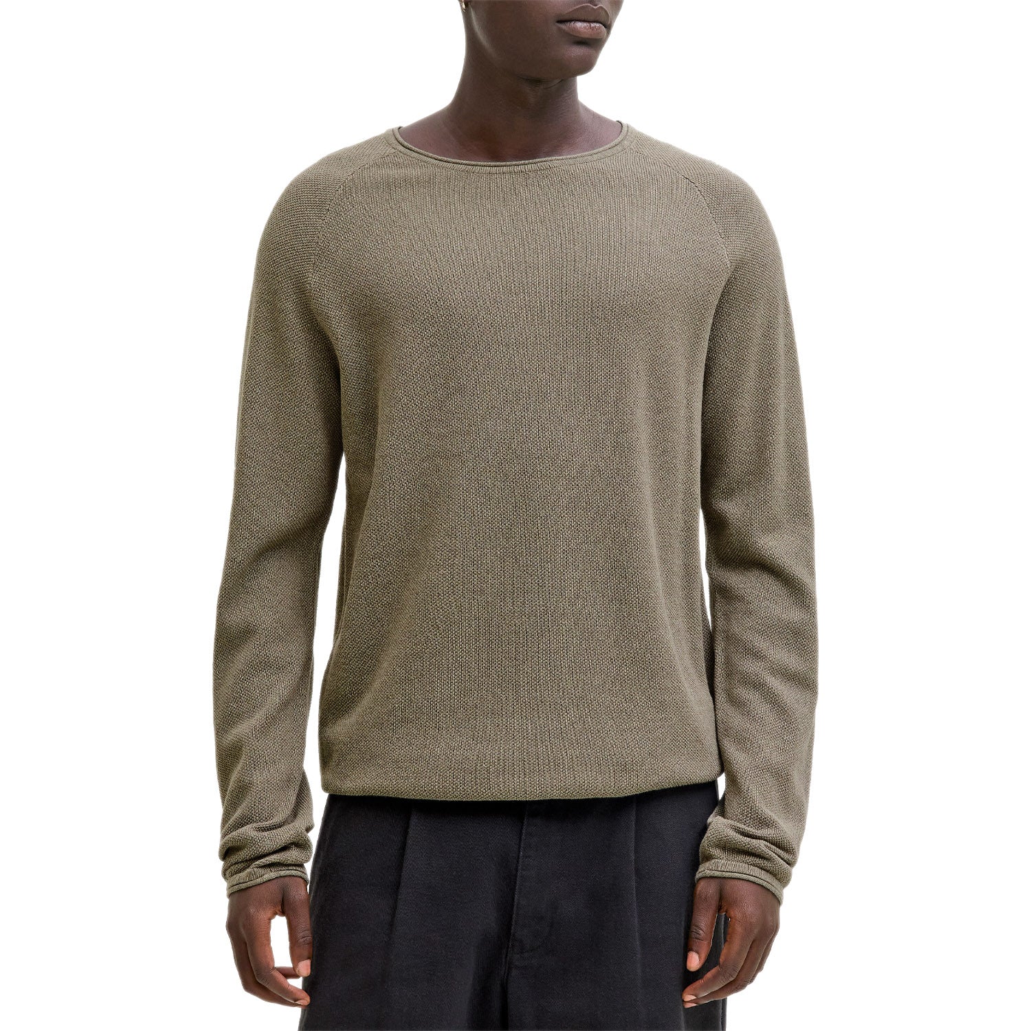 Maglia Operata Manica Raglan HILL-KNIT Uomo JACKJONES