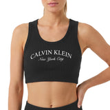 Top Canotta Costine Text Logo LV00QF8707 Donna CALVINKLEIN