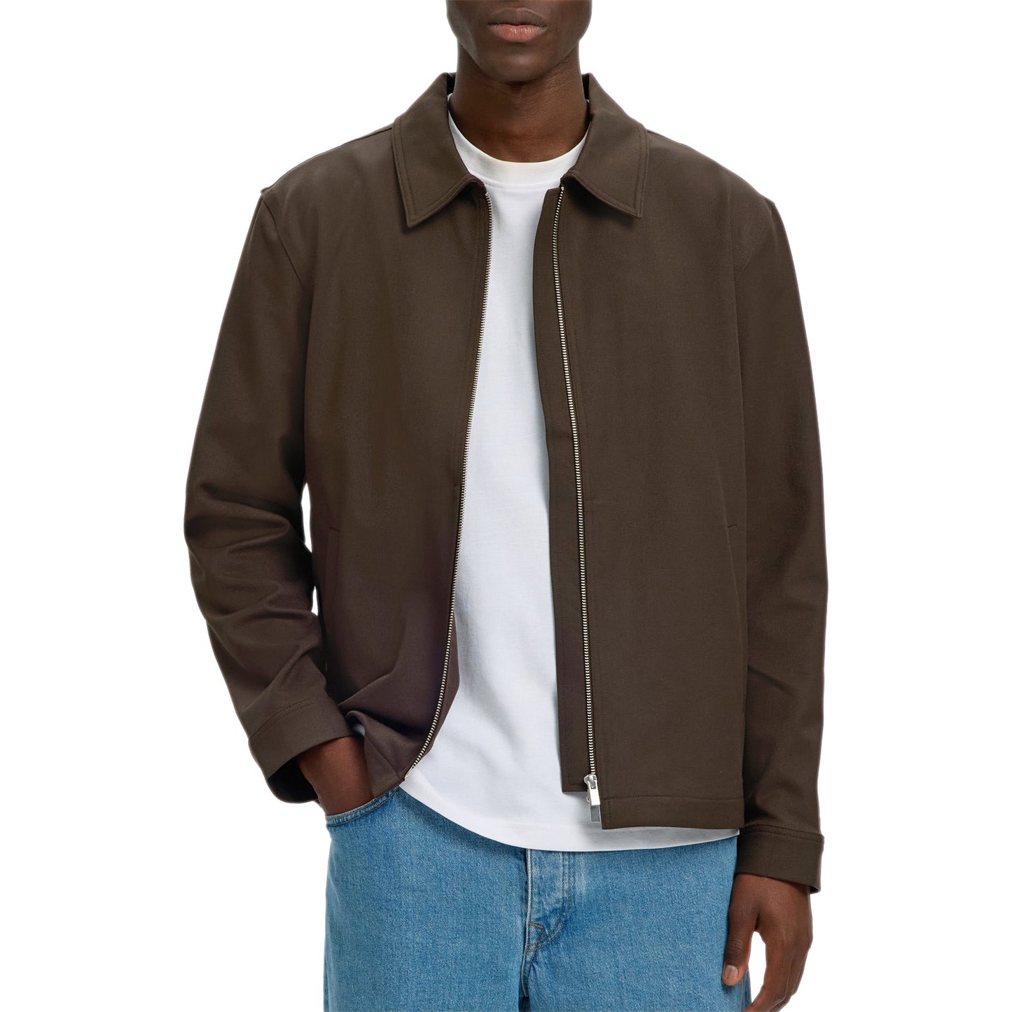 Giubbino Collo a Camicia Full Zip FINN-JACKET Uomo SELECTED