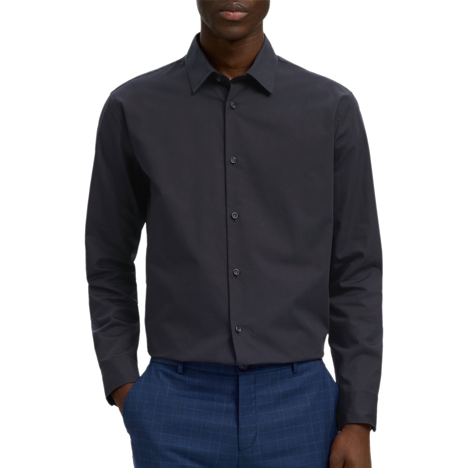 Camicia Classica Slim Fit Puro Cotone ETHAN-SHIRT Uomo SELECTED