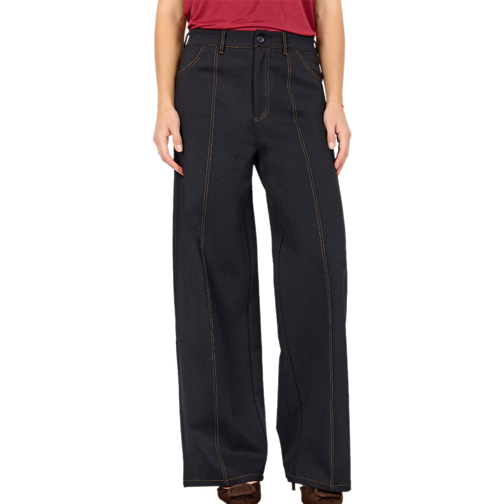 Panta Palazzo Nervatura Viscosa Elasticizzata BLANCA2 Donna SOYA