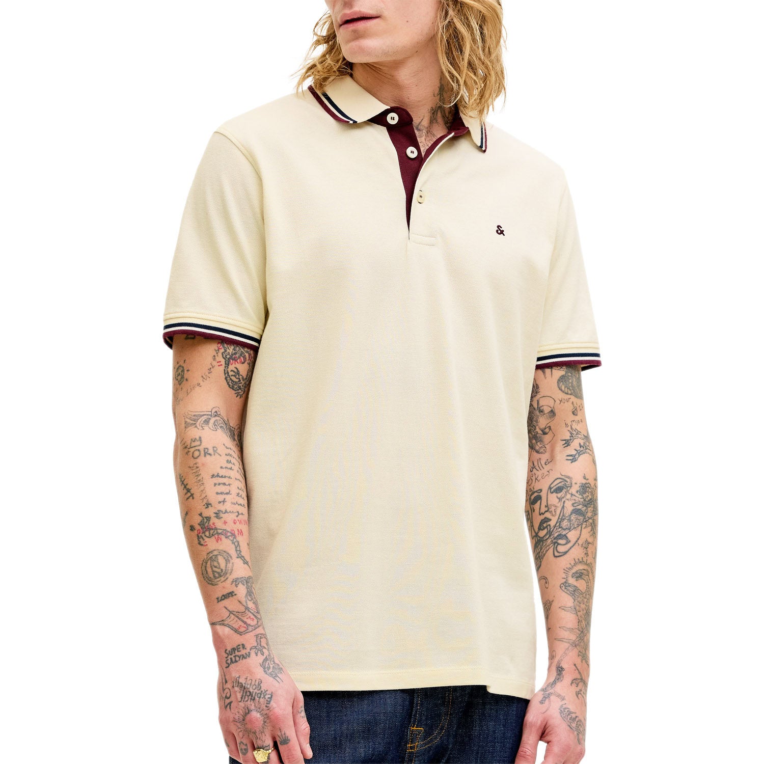 Polo Puro Cotone Piquet PAULOS-POLO Uomo JACKJONES
