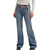 Jeans Zampa Vita Bassa Elasticizzato TEXAS-FLARED Donna JJXX