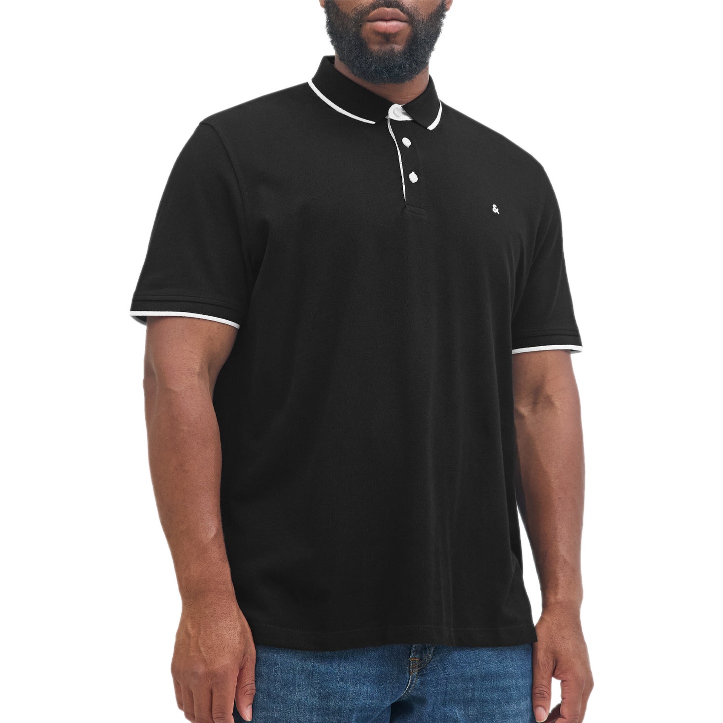 Polo Puro Cotone Orli Contrasto PAULOS-POLO Uomo J&J+FIT