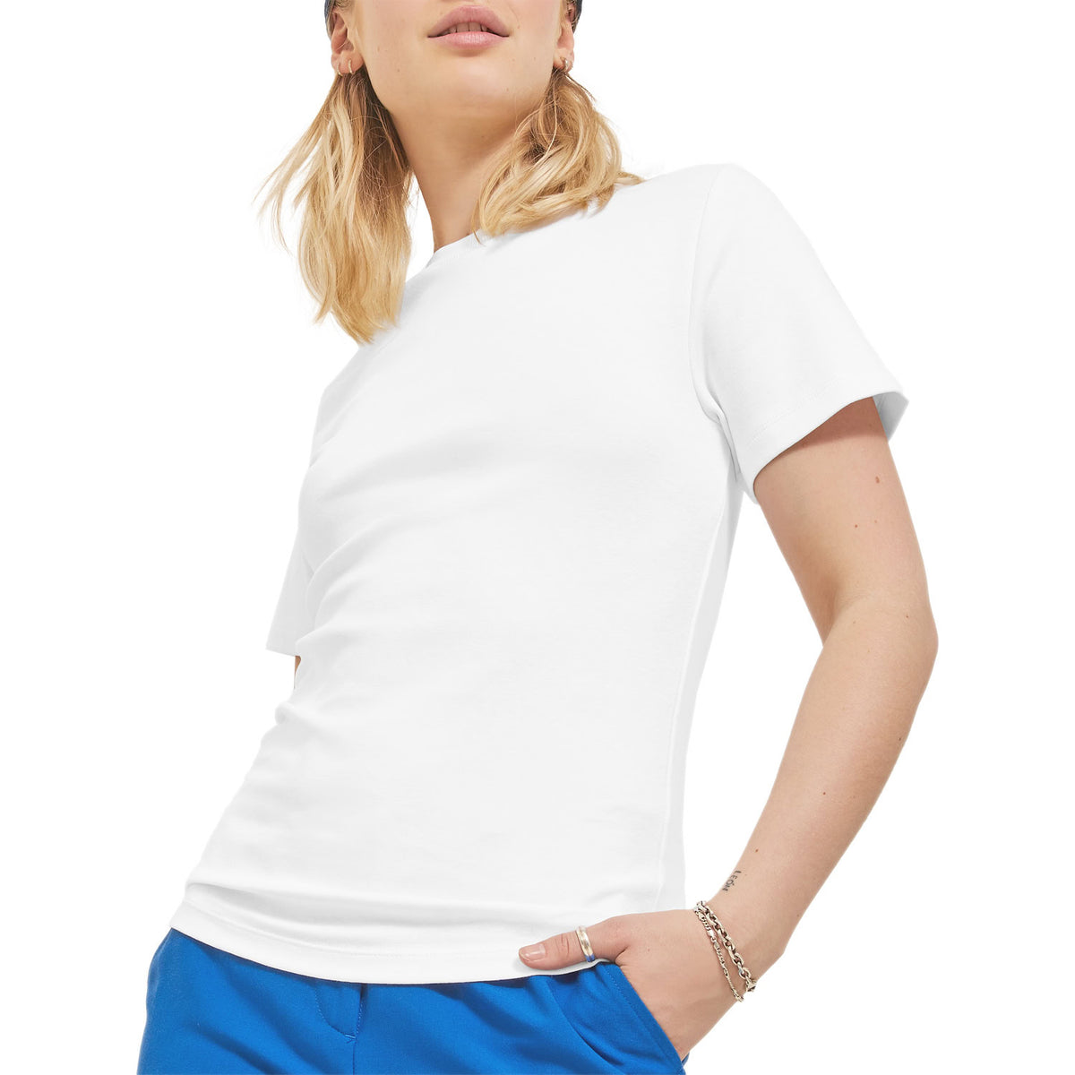 T-Shirt Slim Fit Elasticizzata BELLE-TIGHT Donna JJXX