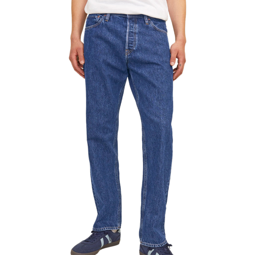Jeans Relaxed Fit Puro Cotone CHRIS-ORIGINAL 483 Uomo J&J
