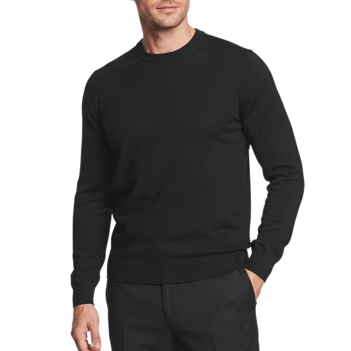 Maglia Girocollo Classica Misto Viscosa MM3812 Uomo CENSURED