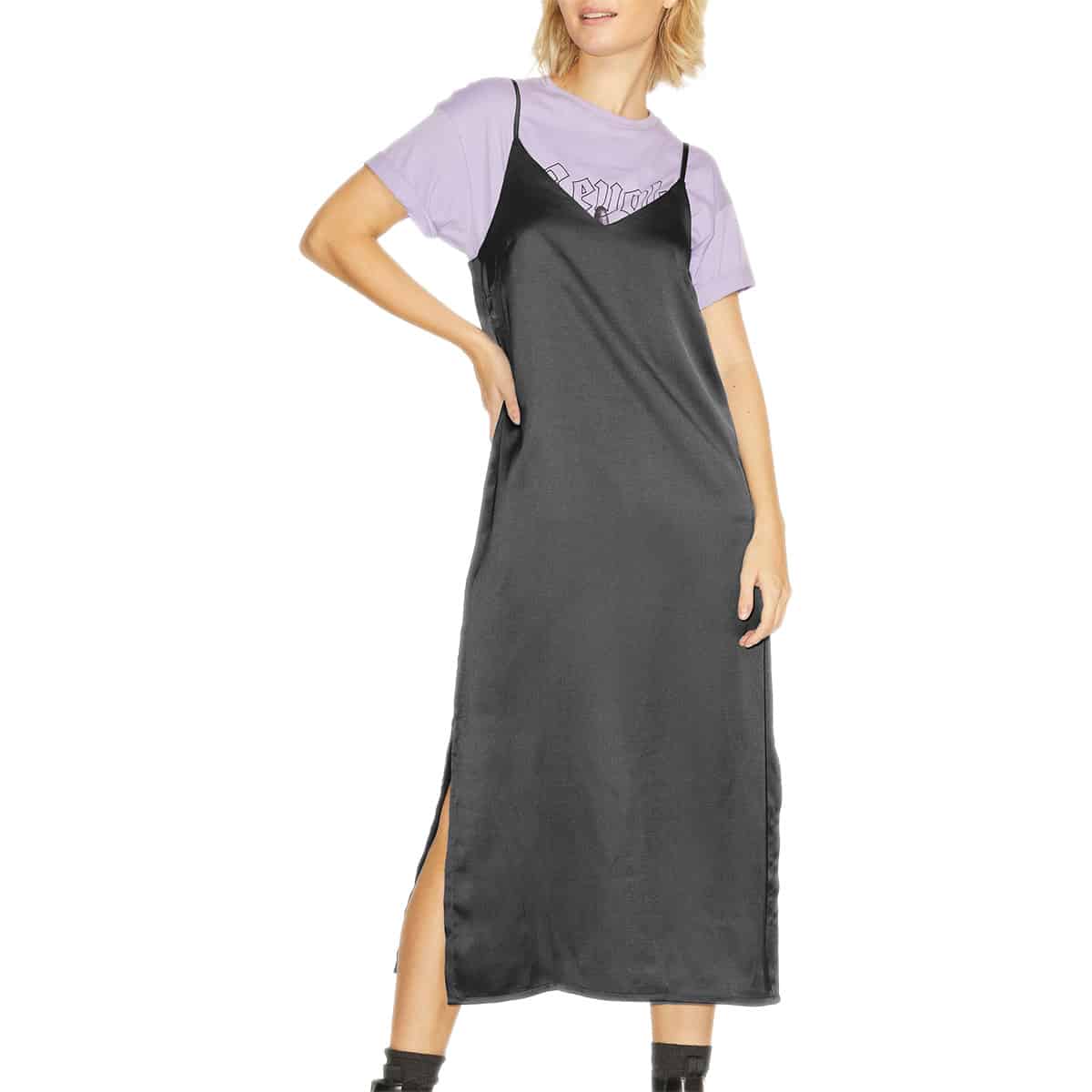 Abito Lungo Spalline Lucido CLEO-DRESS Donna JJXX