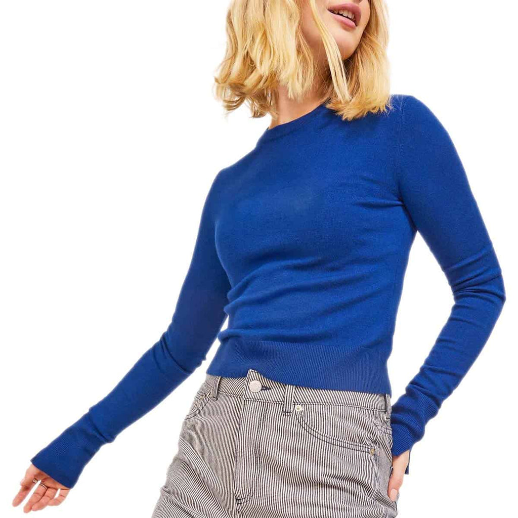 Maglia Girocollo Misto Viscosa VALENTINA-KNIT Donna JJXX