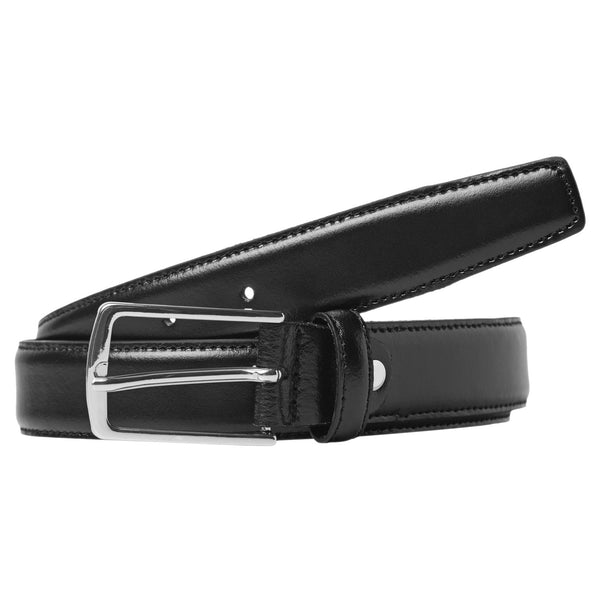 Cintura 3cm Classica Vera Pelle CRISTOPHER-BELT Uomo J&J