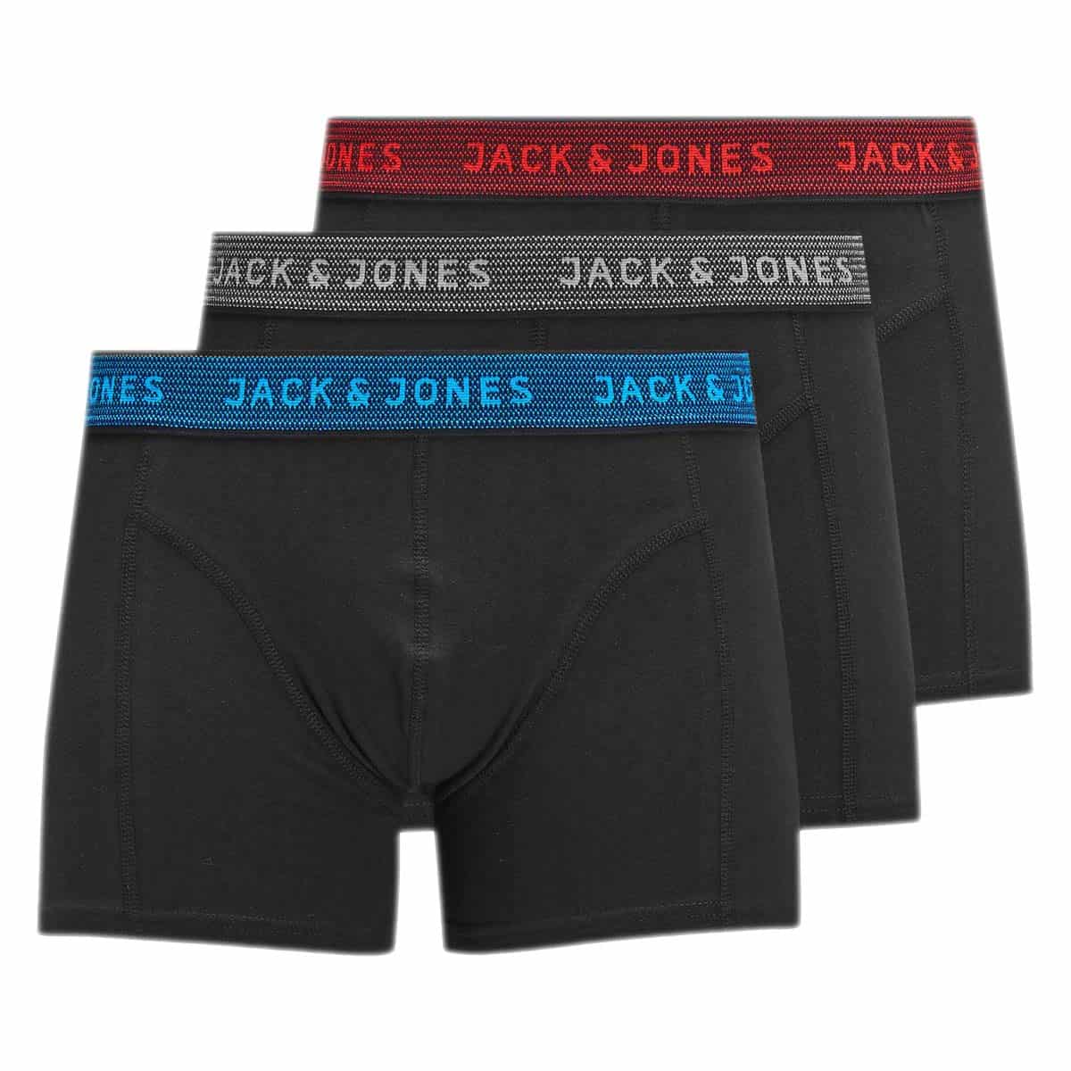 Mutande Boxer 3 Pack WAISTBAND-TRUNK Uomo JACKJONES