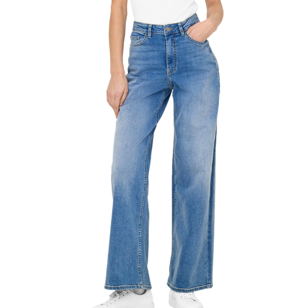 Jeans Palazzo Cotone Elasticizzato FELINA-WIDE Donna JDY