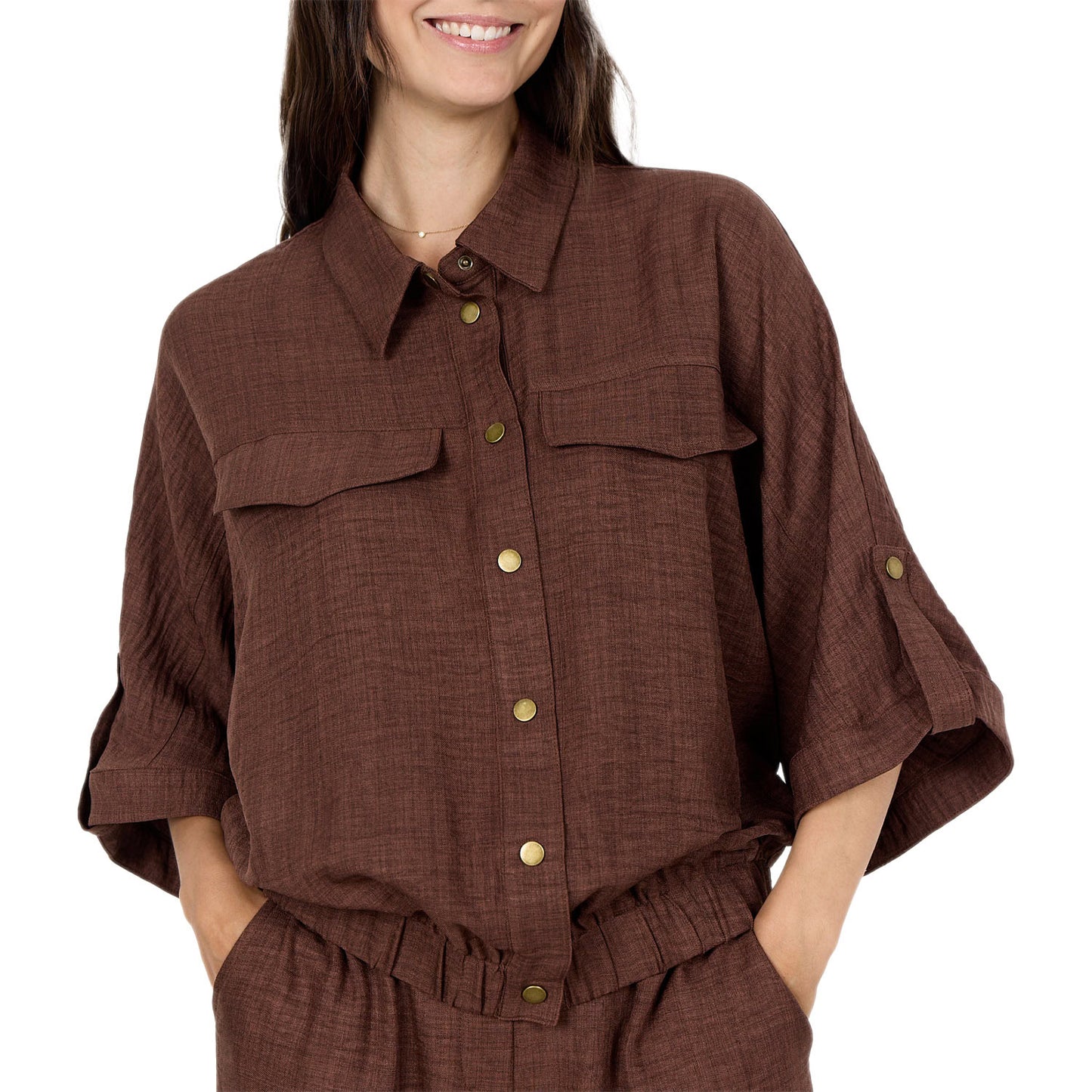 Casacca Collo Camicia Over CHARISSA1 Donna SOYACONCEPT
