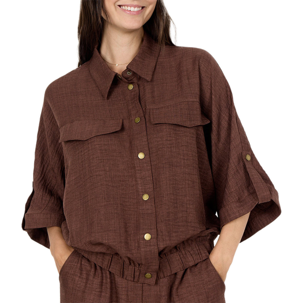 Casacca Collo Camicia Over CHARISSA1 Donna SOYACONCEPT