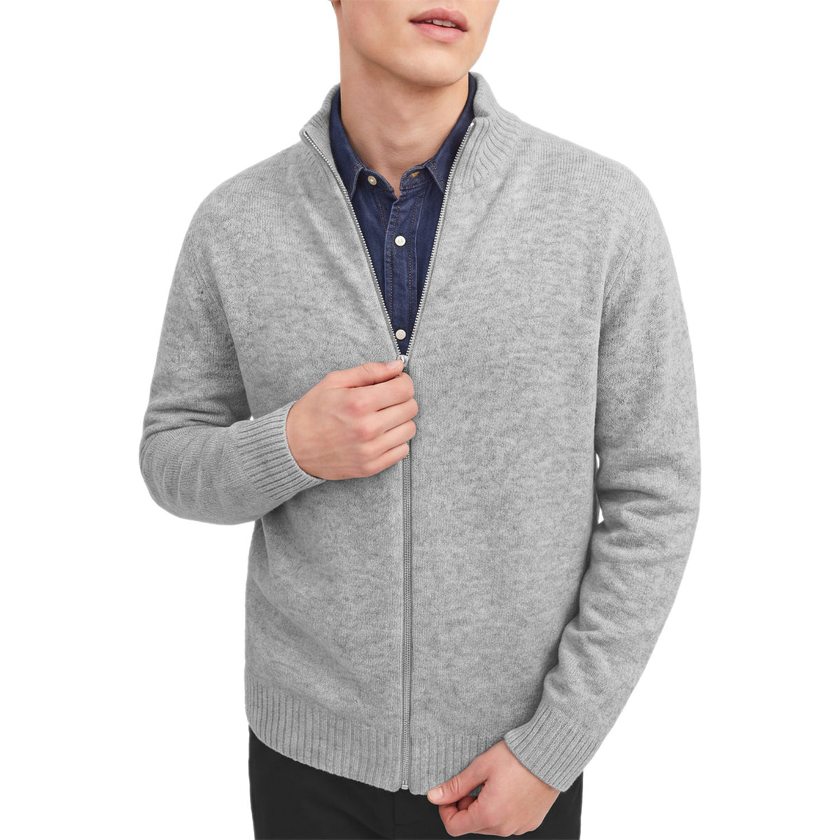 Maglione Lupetto Full Zip Misto Lana SOHO-OLLIE Uomo JACKJONES