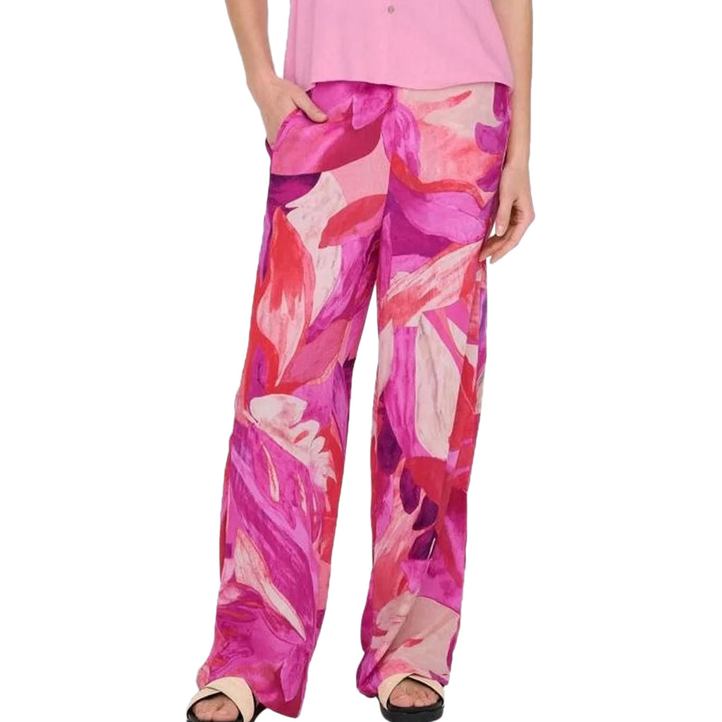 Panta Palazzo Fantasia Vita Elastica ALMA-LIFE Donna ONLY