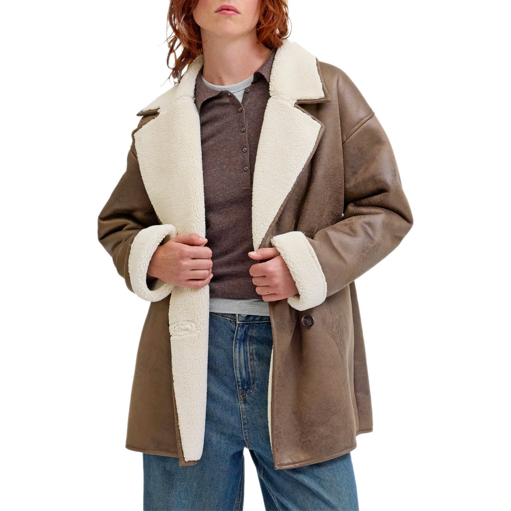 Cappotto Montone Ecologico NOELLE-MID Donna JJXX