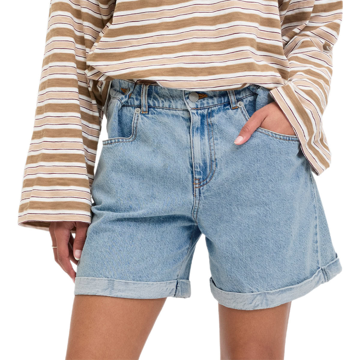 Short Denim Loose Fit Vita Regolabile DORA-NARA Donna JJXX