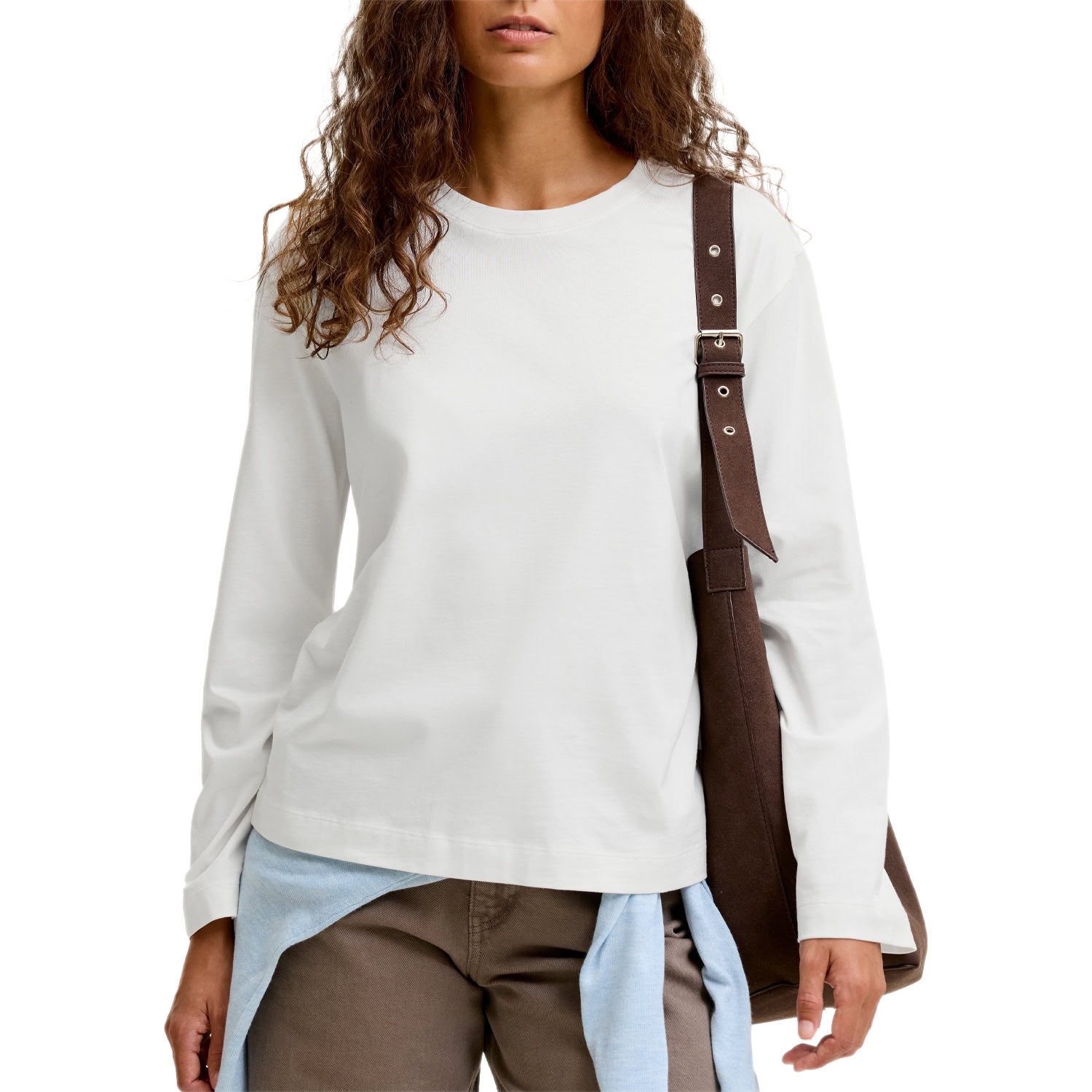 Maglietta M.Lunghe Oversize SOPHIA-BOXY Donna JJXX