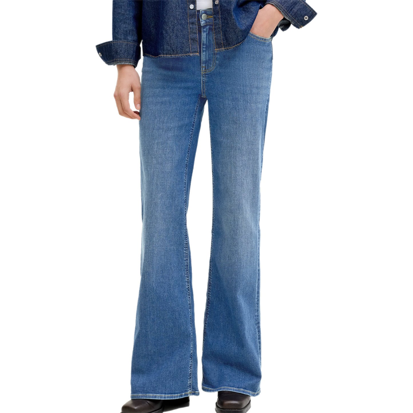 Jeans Flared Fit Elasticizzato ROME-FLARED 220 Donna JJXX