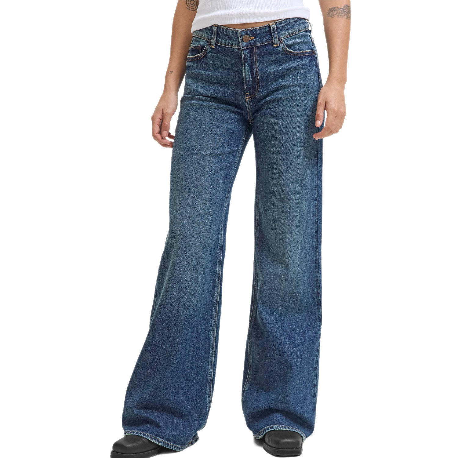 Jeans Flared Fit Elasticizzato ROME-FLARED 249 Donna JJXX