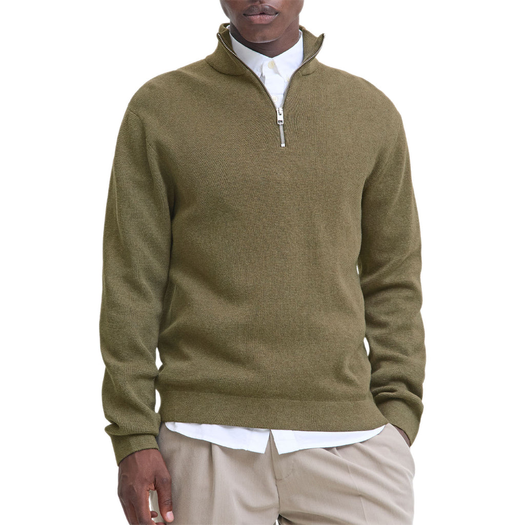 Maglia Lupetto Mezza Zip Puro Cotone MILANO Uomo J.J