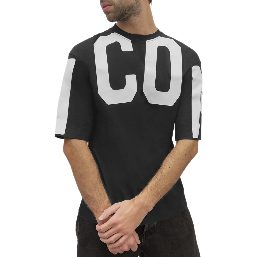 T-Shirt Maxi Logo OverSize 6T006 Uomo ICON