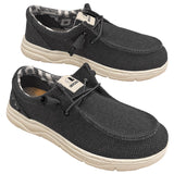 Mocassino Tela Stringato VERMONT-AMM618 Uomo AMERICANINO