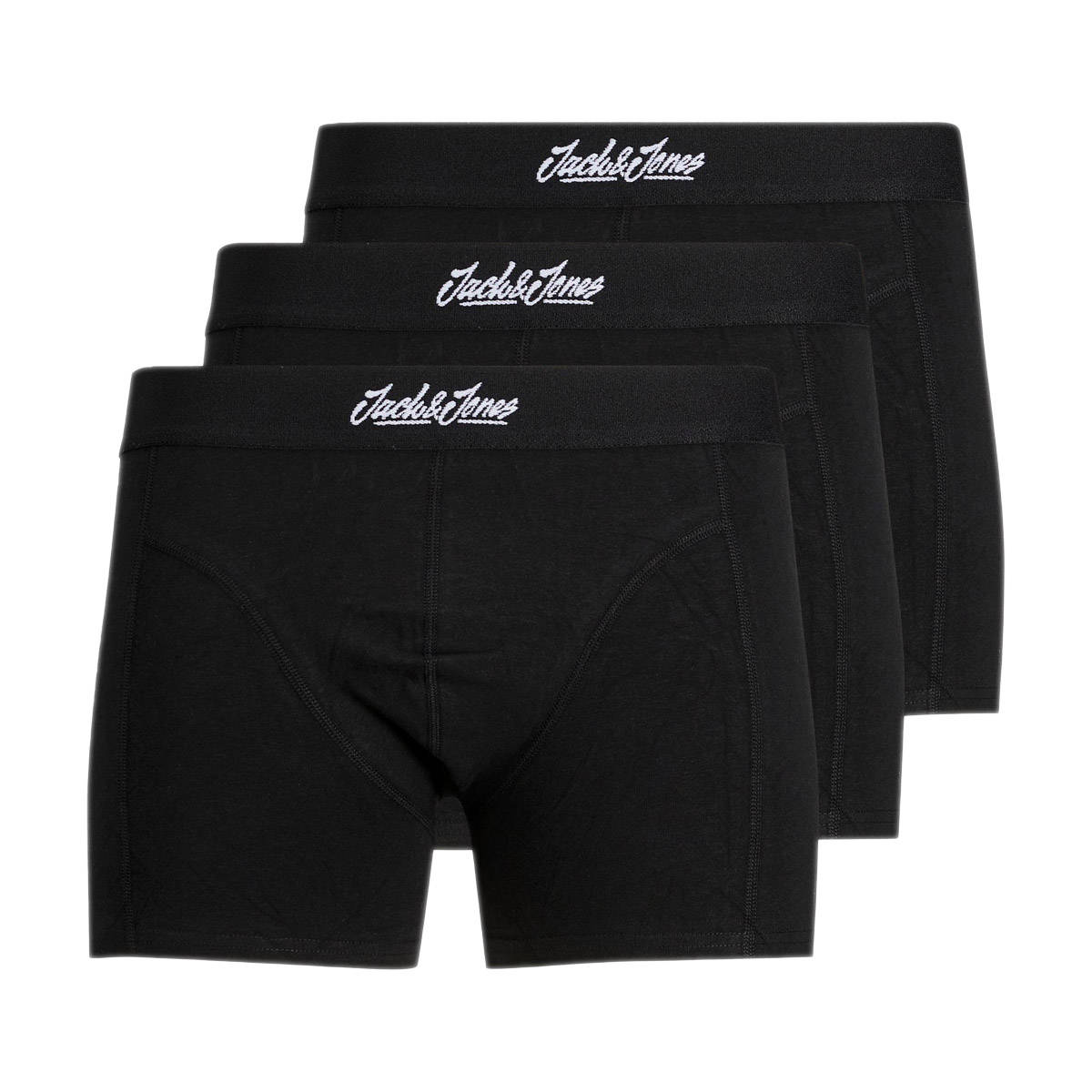 Mutande Boxer 3 Pack Logo Corsivo ORGANIC-TRUNK Uomo JACKJONES