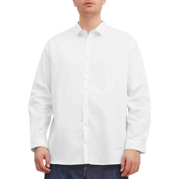 Camicia Classica Puro Cotone CARDIFF-SHIRT Uomo J&J PLUS FIT