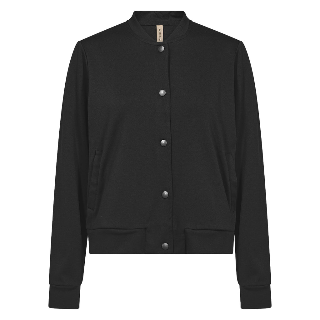 Felpa Bomber Jersey Bottoni DANIELA11 Donna SOYACONCEPT