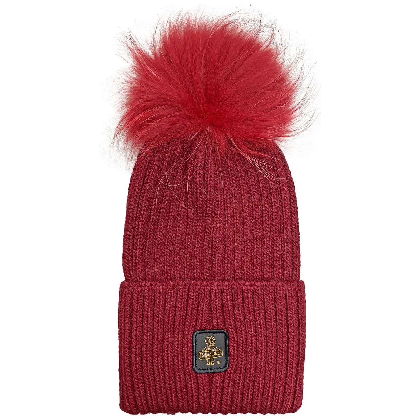 Cappello Cuffia Pompon Vero Pelo SNOWFLAKE Donna REFRIGIWEAR