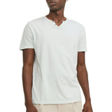 T-Shirt "V" Finto Serafino Cotone Fiammato SPLITNECK-TEE Uomo JACKJONES