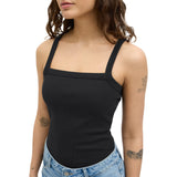 Canotta Costine Spalline Tessuto FIFI-TOP Donna JJXX