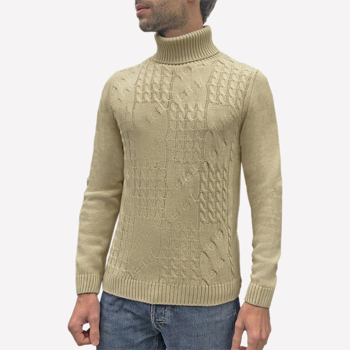 Maglione Dolcevita Misto Lana MA208 Uomo SQUAD2
