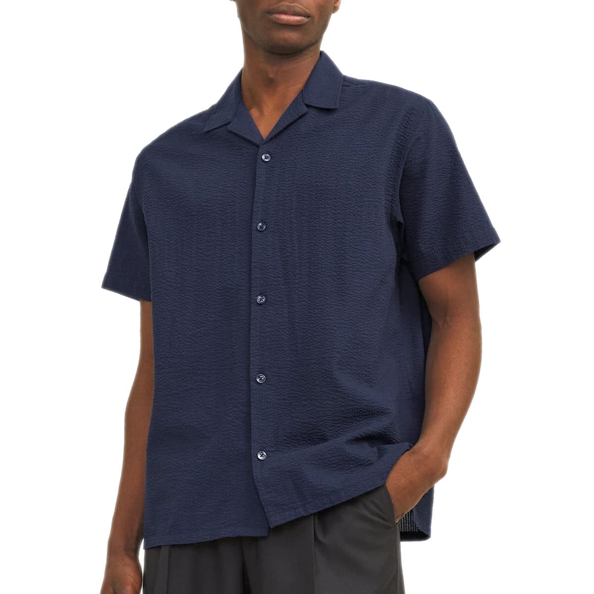 Camicia Ma.Corte Collo Resort Goffrata AYDAN-SHIRT Uomo JACKJONES