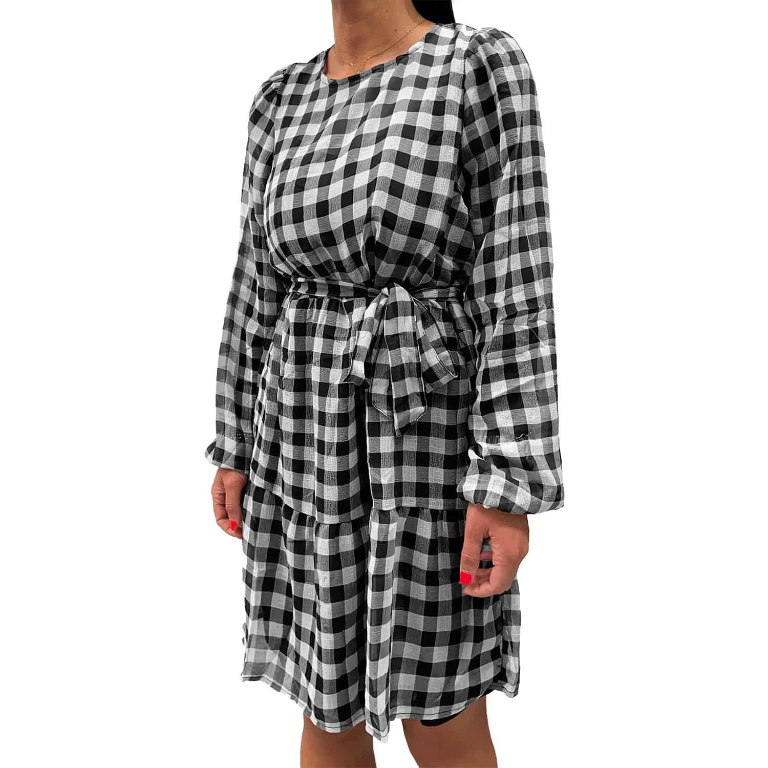 Abito Ma.Lunghe Quadri GELTRUDE-DRESS Donna ONLY