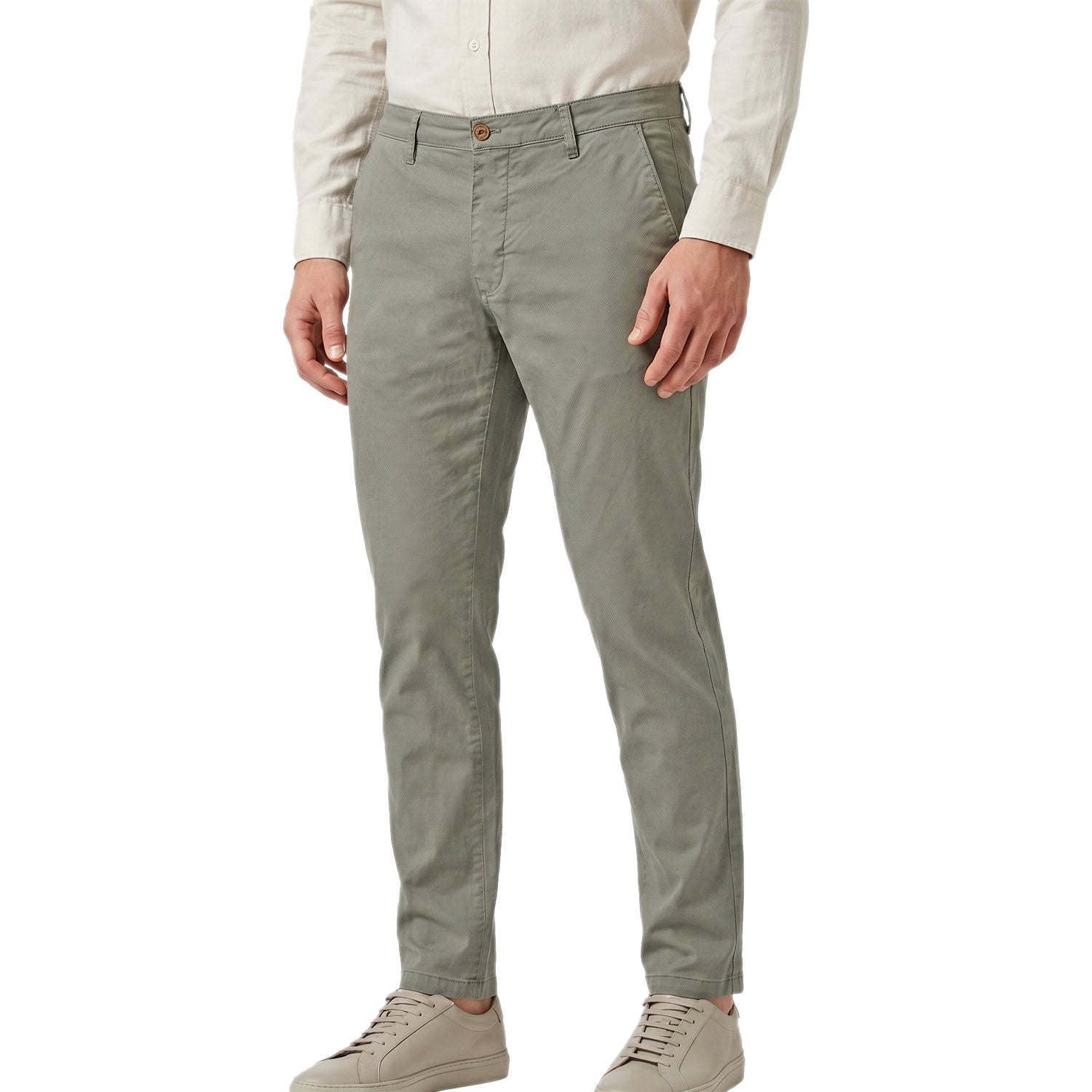Pantalone Chino Microfantasia Slim Fit CUBA Uomo SQUAD2