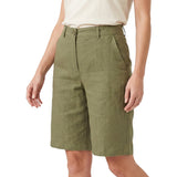 Bermuda Vita Elastica Lino Misto Cotone BWC435 Donna CENSURED