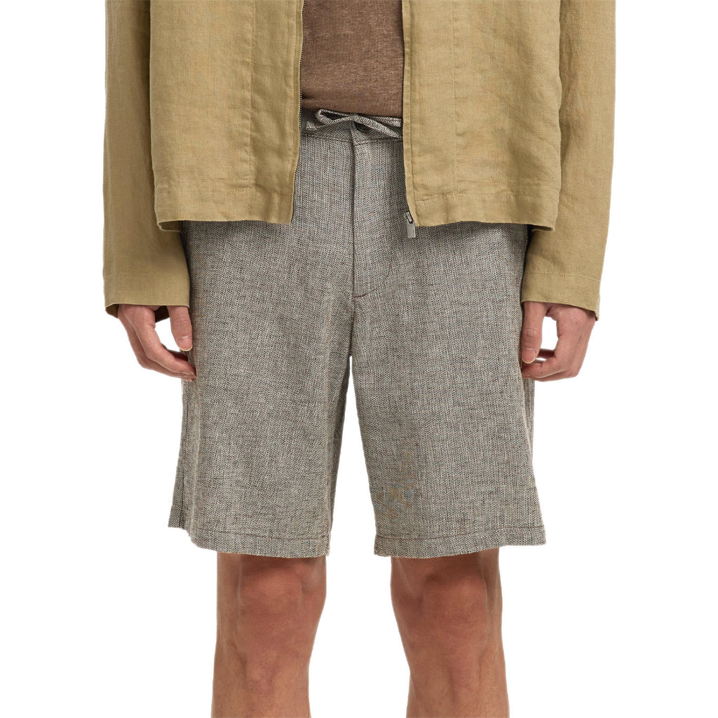 Bermuda Chino Coulisse Misto Lino BRODY-SHORTS Uomo SELECTED