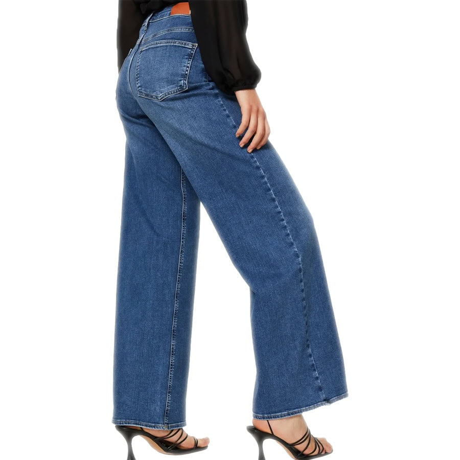 Jeans Palazzo Vita Alta Elasticizzato MADISON-BLUSH Donna ONLY