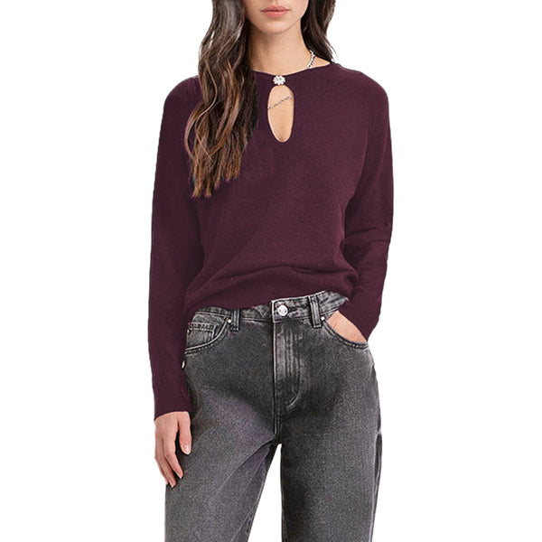 Maglia Viscosa con Gioiello MW9600047 Donna MARKUP