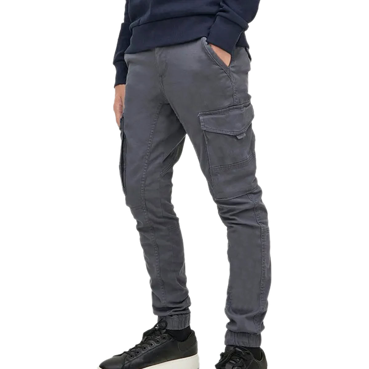 Pantalone Cargo Slim Fit Polsini  PAUL-FLAKE Uomo JACKJONES
