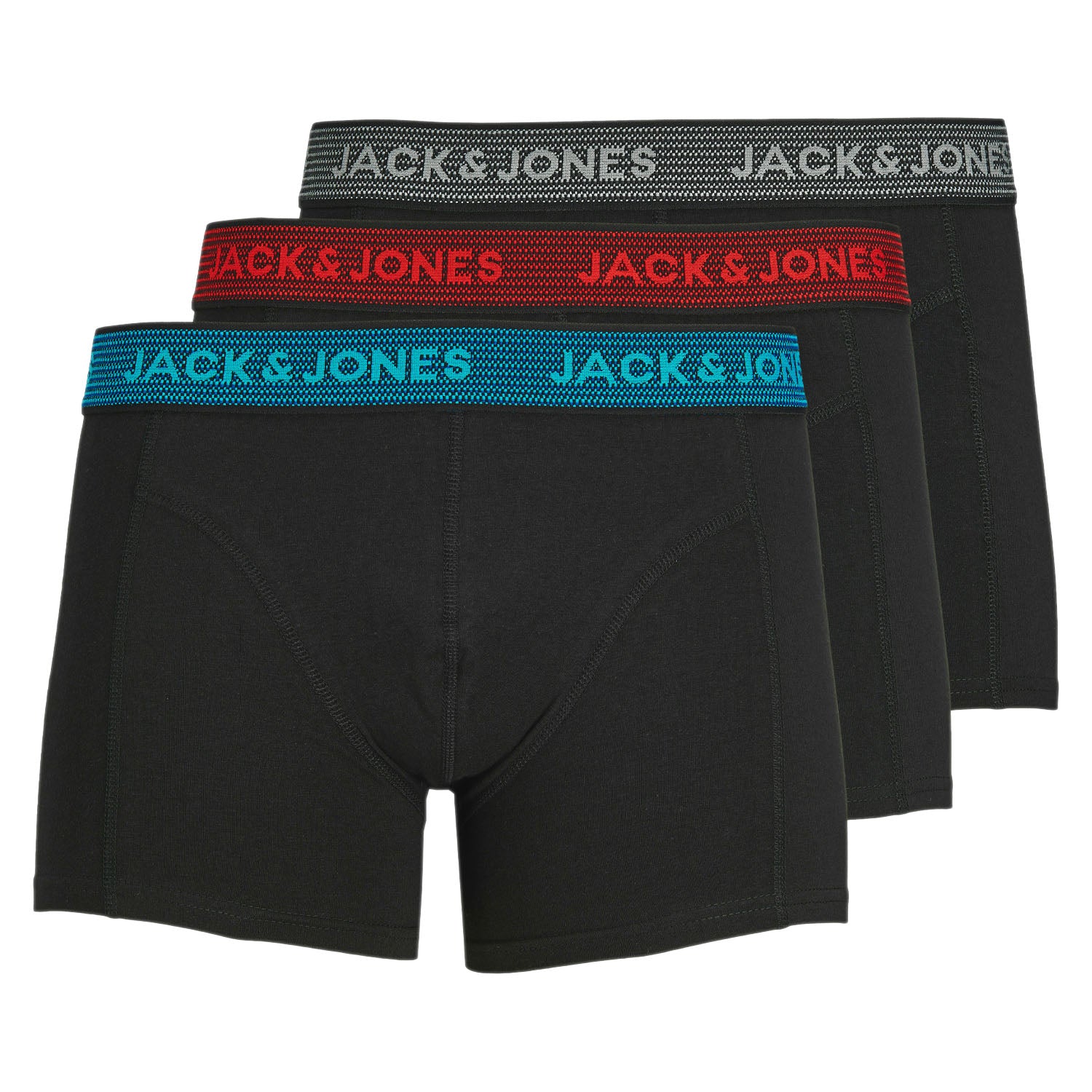 Mutande Boxer 3 Pack WAISTBAND-TRUNK Uomo JACKJONES