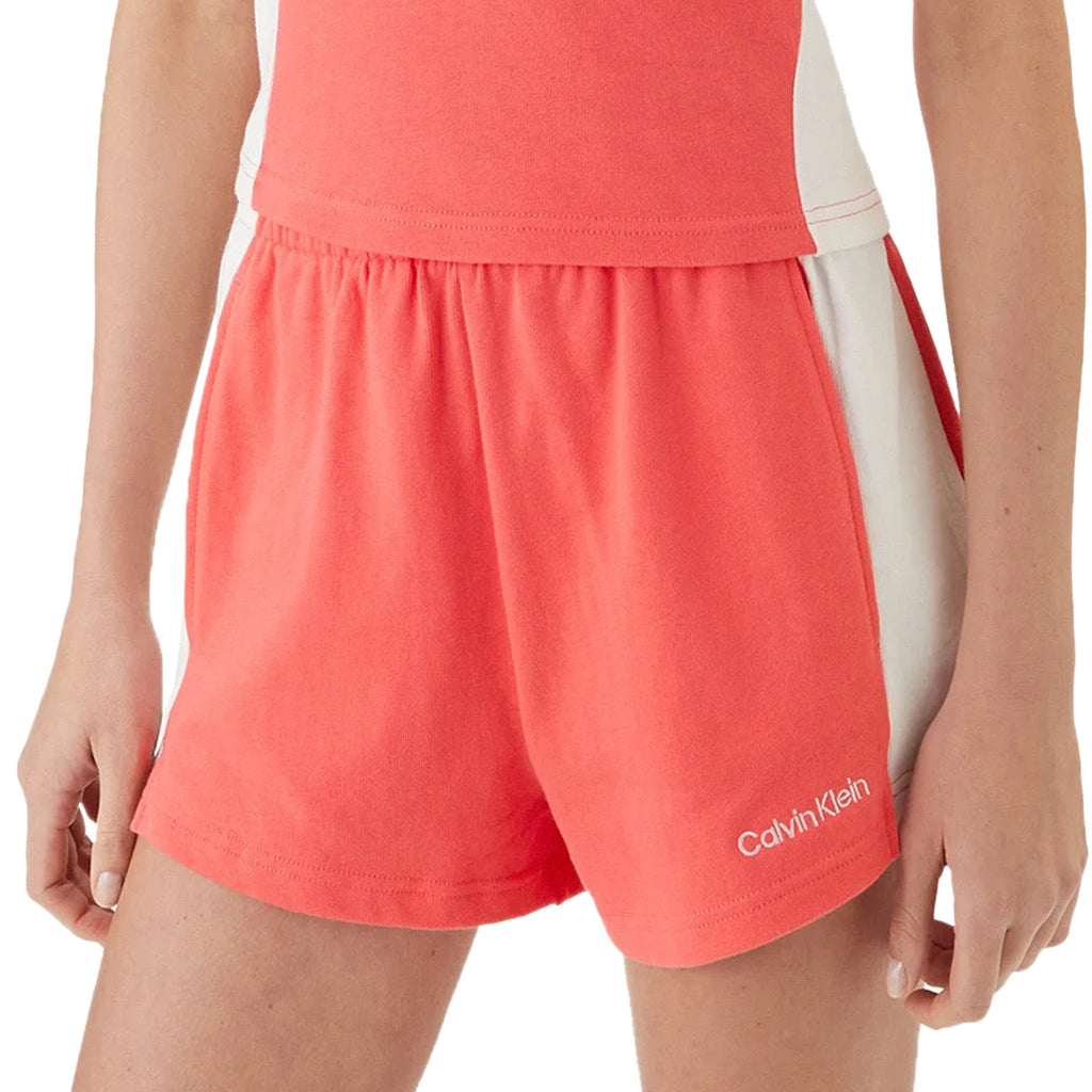 Short Garzato Bande Contrasto LV00Q61153 Donna CALVINKLEIN