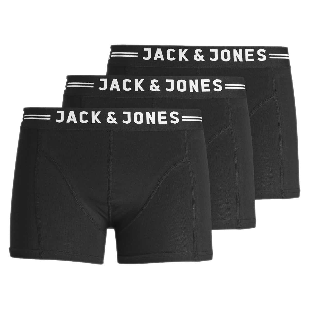 Mutande Boxer 3 Pack Big Logo SENSE-TRUNK Uomo JACKJONES