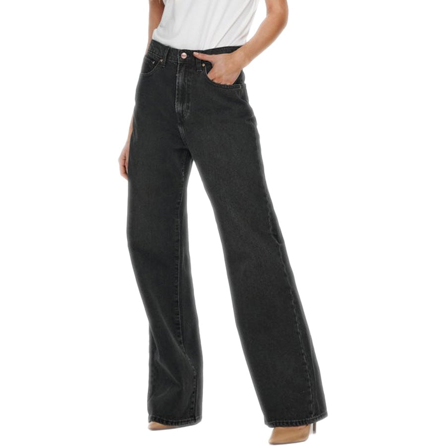 Jeans Palazzo Vita Alta 100.Cotone HOPE Donna ONLY