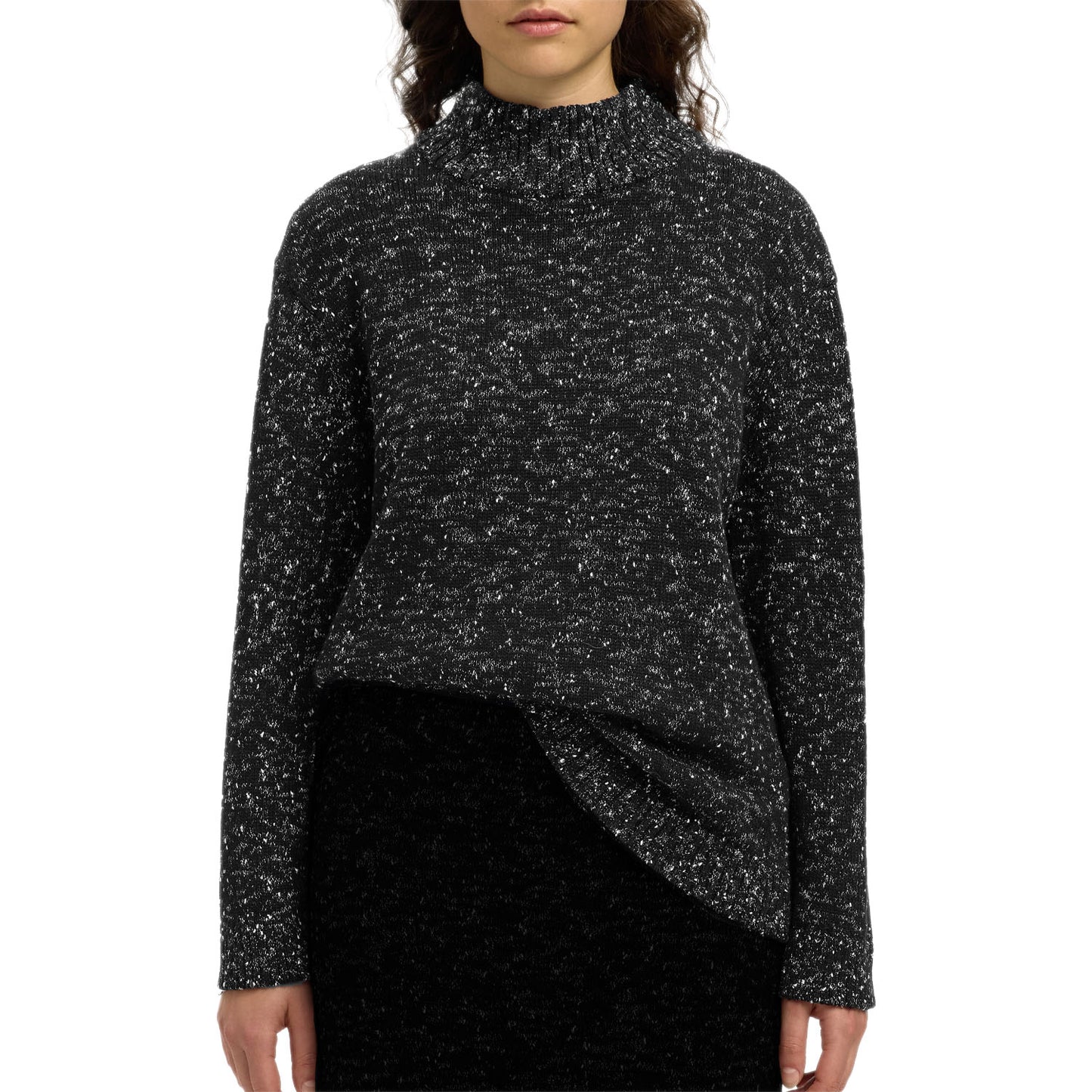 Lupetto Melange Misto Cotone FARIA Donna SELECTED