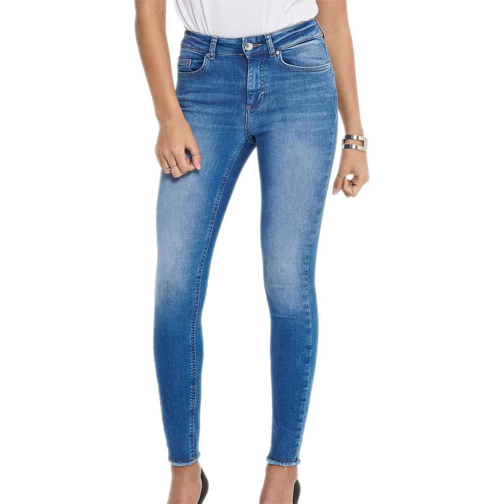 Jeans Skinny Fit Fondo Vivo BLUSH-RAW Donna ONLY