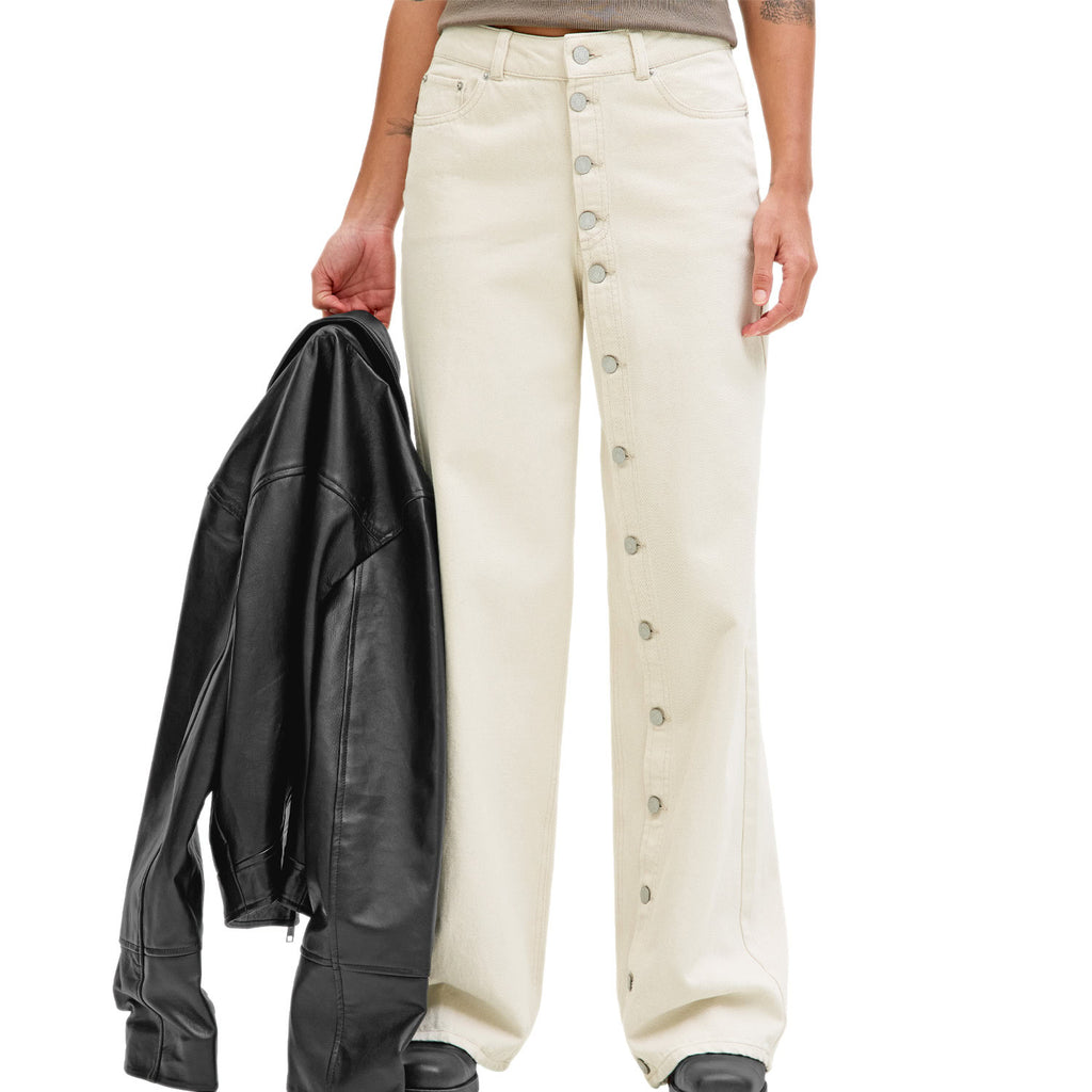 Jeans Palazzo Bottoni Gamba ZOE-WIDE Donna JJXX